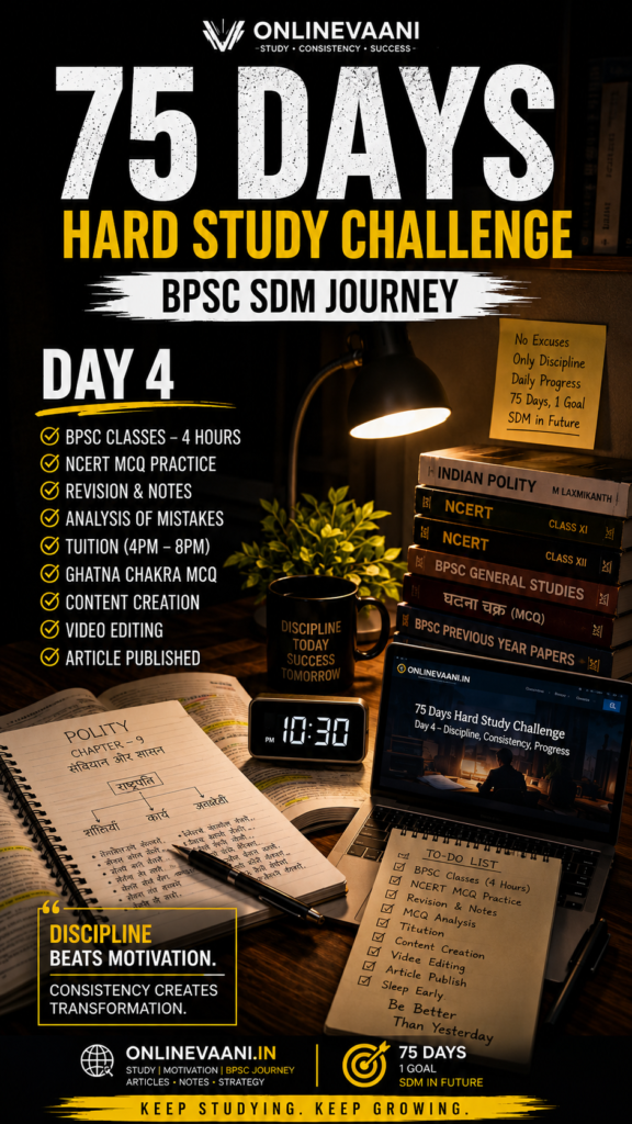 🔥 Day 4 Complete | Discipline Over Motivation